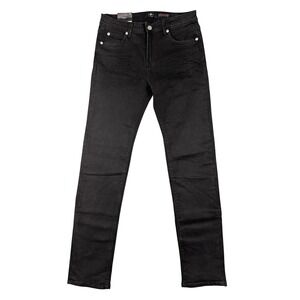 7 For All Mankind Slimmy Slim Straight Leg Black Jeans Size 29 Women - Like New‎